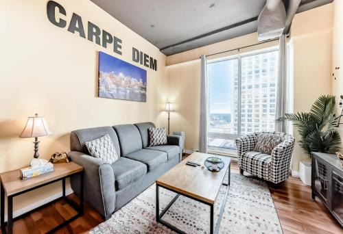 Downtown Edmonton Apartment | 2 Full Beds, Rogers Place Downtown Central, Memorable 1 Bedroom Condo