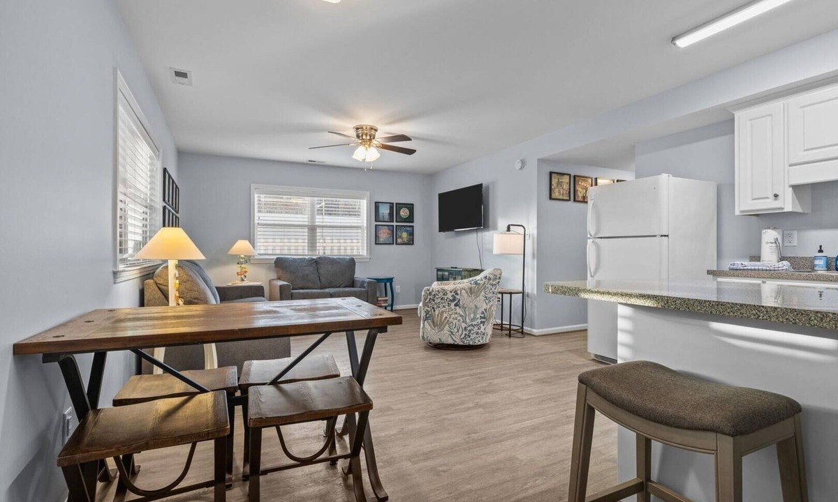 Atlantic Beach Condo | Boardwalk Shores B 2 Bedroom Duplex by RedAwning