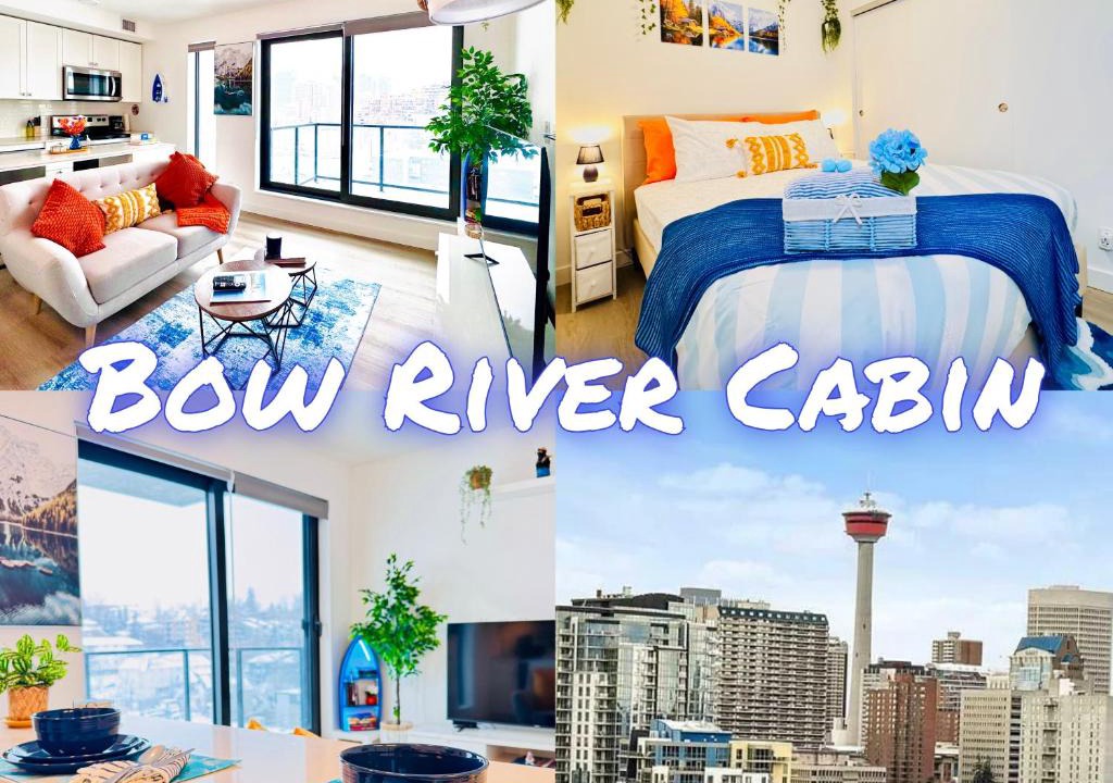 Crescent Heights Apartment | Bow River Cabin - Downtown - River Front - Free Street Parking