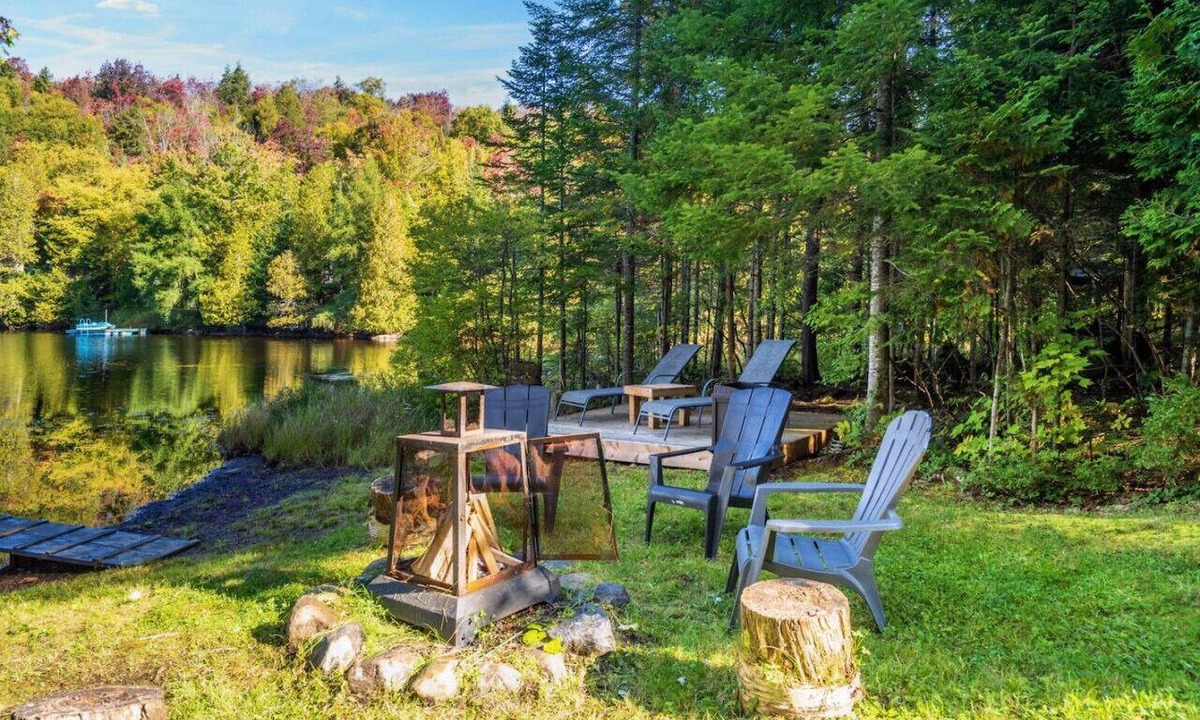 St-Adolphe-d'Howard Cabin | Cocoon des montages - Spa privé et bord de l'eau