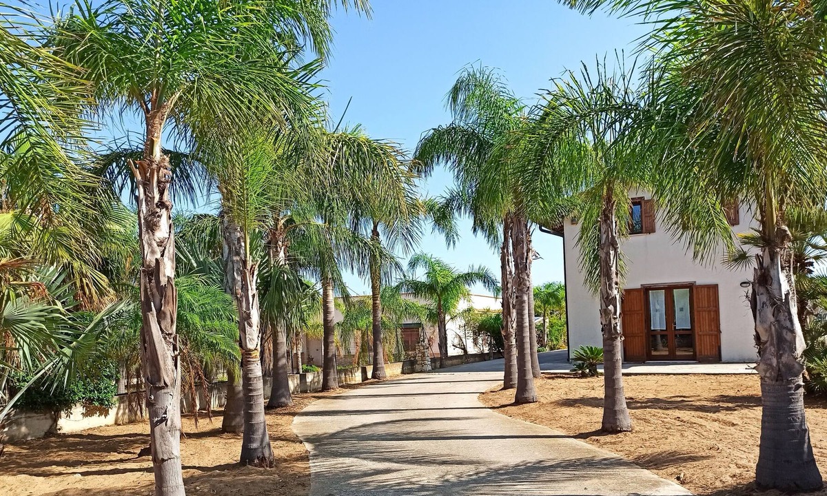 Alcamo Villa | Confortevole e Romantica Villa con Patio Alberato
