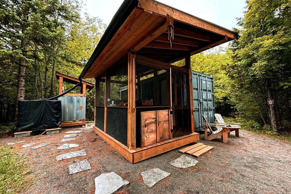 Bancroft RV Rental | Cozy Container for a Unique Glamping Experience in the Forest in Bancroft, Ontario