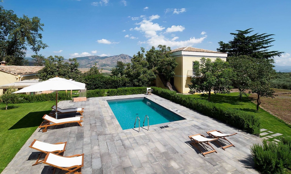 Rovittello Villa | Large Sicily villa rental with pool, Wi-Fi, garden, near Mt. Etna, Taormina