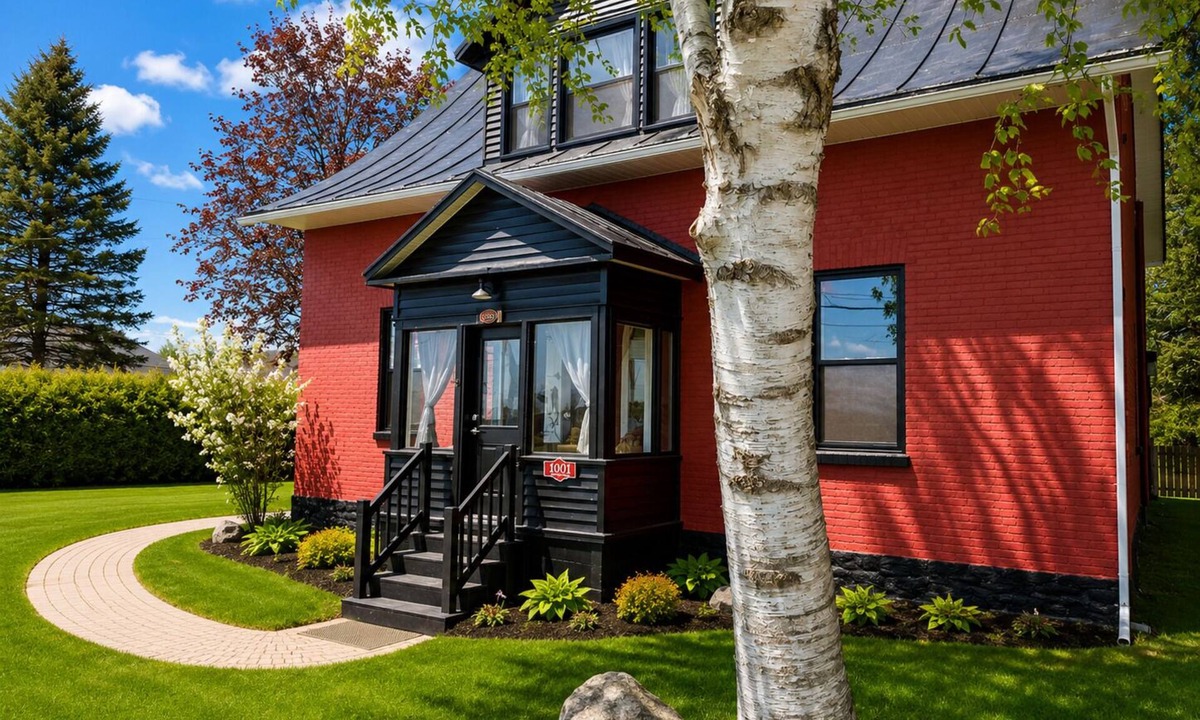 Batiscan House | Maison Jean: at the beach on the St. Lawrence River