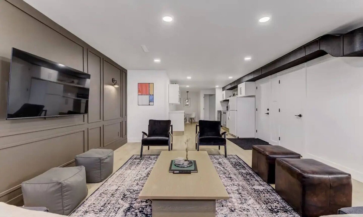 Southwest Edmonton Apartment | Modern Contemporary 2BR Basement Suite