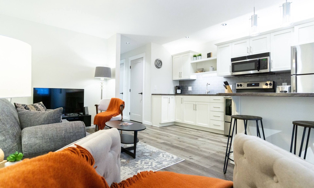 Charlottetown Apartment | Modern Suite - Walk to Downtown Charlottetown - Private Entry and parking.