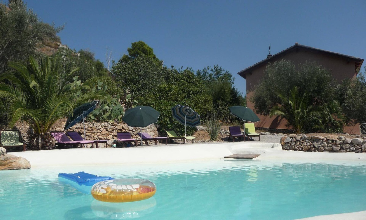 Porticello House | panoramic Manderino suite with park and pool