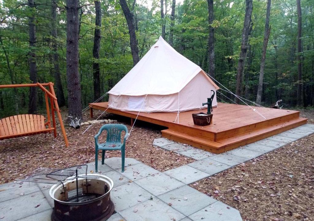 Singers Glen Other | Remote Equipped Bell Tent Surrounded by Nature with Great Hiking Trails in Virginia