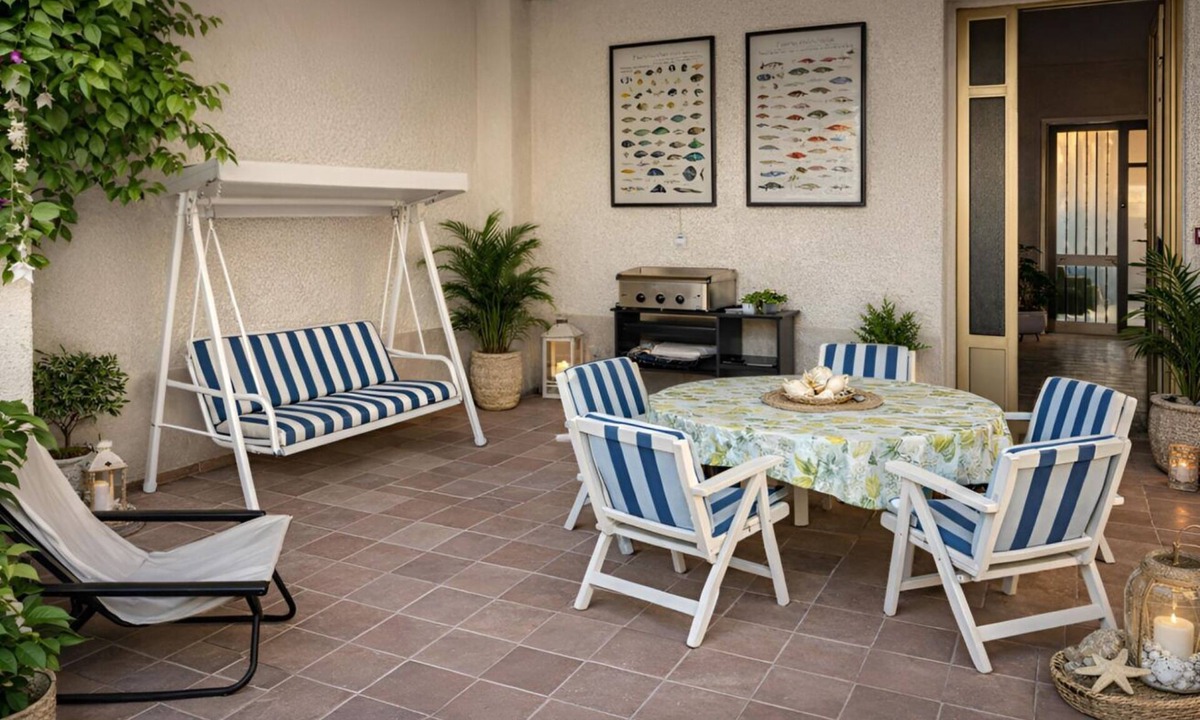 Mongiove Villa | Sea Breeze Terrace Retreat on the Sicilian Coast