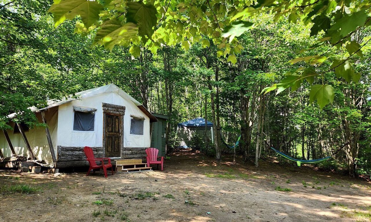 Mattawa RV Rental | Secluded Glamping Tent Rental in the Laurentian Mountains of Mattawa, Ontario