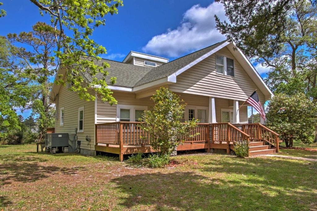 Atlantic House | Secluded & Quiet Atlantic Home: 1 Mi to Boat Ramp!