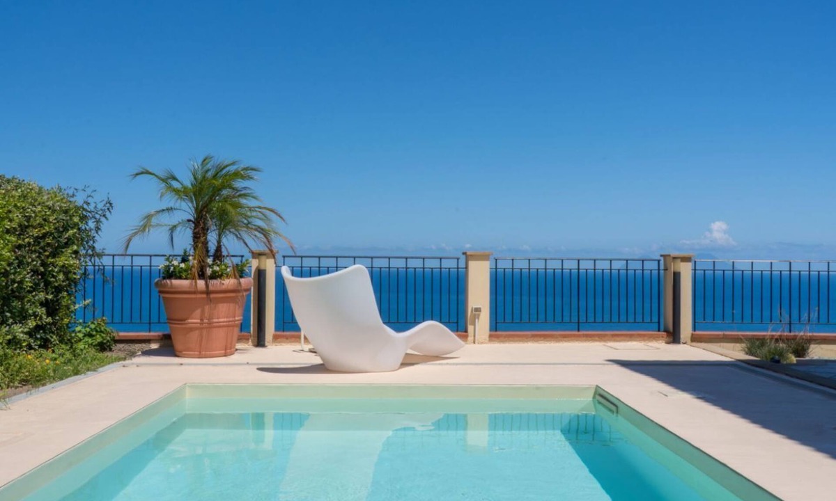 Capo d'Orlando Villa | Villa with panoramic sea view, beautiful garden, and private pool