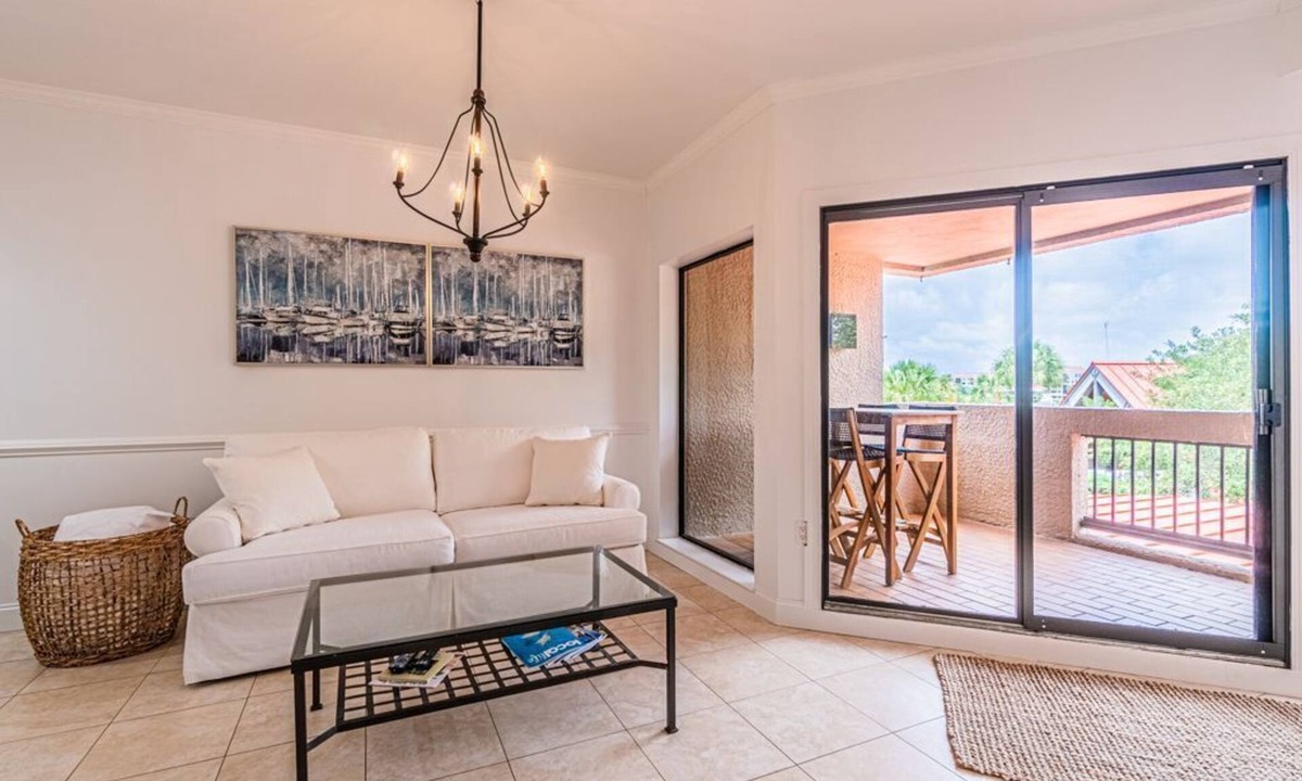 Shelter Cove Condo | Waterfront Villa Steps from Shops with Marina View