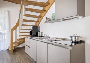 Apartment "Set Residenz Bun Sté" with Mountain View, Sauna & Balcony