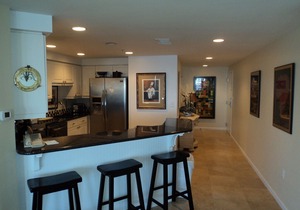 Updated beach-front condo with Panoramic Gulf Views from the wrap-around balcony in Miramar Beach