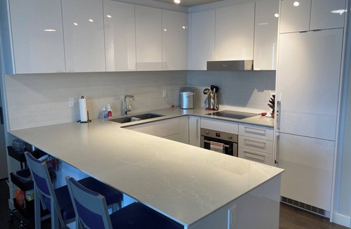 Downtown Edmonton Condo | 2 Bed/2 Bath executive condo, secure building in Ice District includes parking.