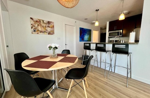 Crosstown Apartment | 2 Bedroom ,2 Full Bathrooms, 500sf Private Terrace Deck, Office, Pool, Sauna, Hot Tub, EV Parking