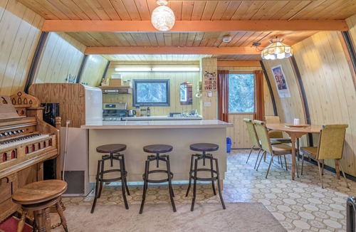 Silver Star Mountain Cabin | A-Frame Cabin nestled in the trees - laundry, pet-friendly, close to village