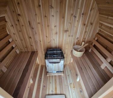 Southeast Calgary Villa | A Little R and R Private Sauna and Hot Tub