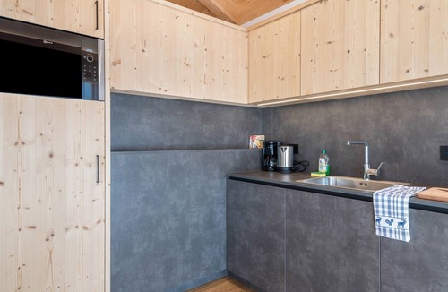 San Vigilio Apartment | Apartment "Les Ciases Chalets Dolomites Apt 4" with Private Balcony, Shared Sauna & Wi-Fi
