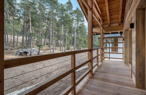 San Vigilio Apartment | Apartment "Les Ciases Chalets Dolomites Apt 4" with Private Balcony, Shared Sauna & Wi-Fi