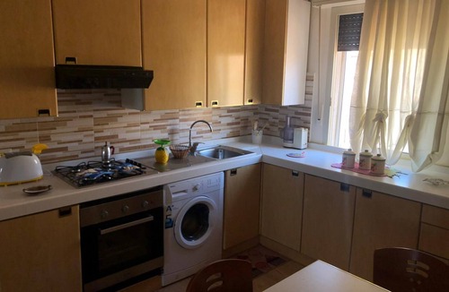 Gela Apartment | Apartment with TERRACE ON THE SEAwith breathtaking views. 50 meters from the beach