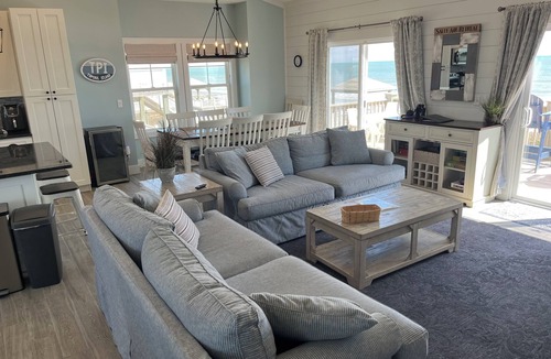 Sneads Ferry House | Beach Front!, New 4 Bedroom, 3 Bathroom Home with Vista Beach Views & ICW Views