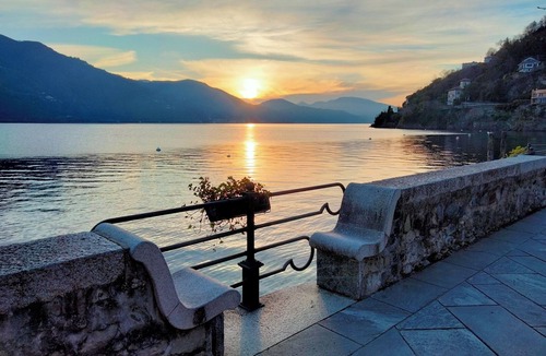 Cannobio Apartment | BLUE apartment in historic center with balcony to relax in