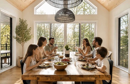 Saint-Faustin-Lac-Carre Ski Chalet | BOREA Chalet | Spa, Beach access & Activities