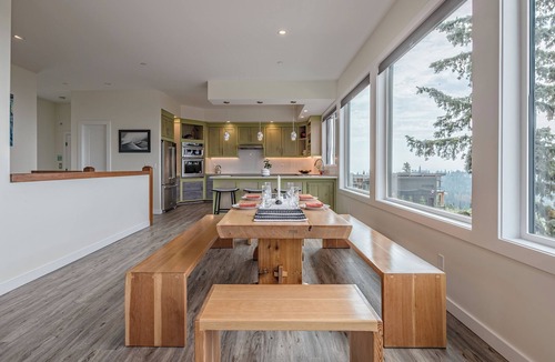Silver Star Mountain House | Brand new duplex with 2 king beds, elevator, private hot tub, laundry