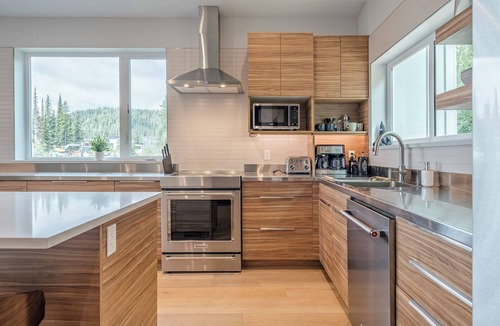 Silver Star Mountain House | Brand new, full duplex sleeps 22 - hot tub, laundry, sauna, BBQ w/views
