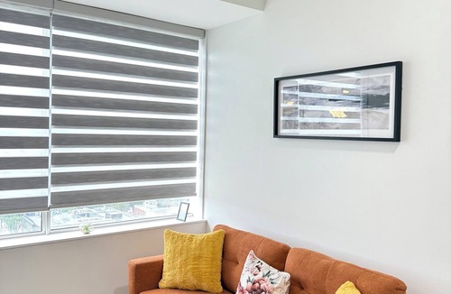 Downtown Edmonton Apartment | Bright 1-Bedroom with Downtown City Views near Rogers Place