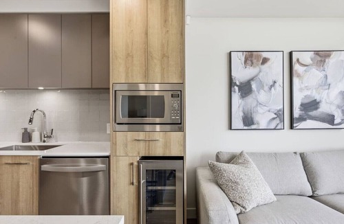 South Pandosy Apartment | Bright 2BR Lake View Condo at Aqua, Kelowna