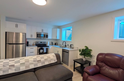 Sooke House | Bright & private lower level suite, with it's own garden and parking space.
