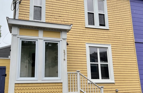 North End House | Bright, trendy North-end Victorian two bedroom home with an office