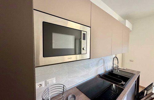 Brolo Apartment | Brolo (ME), beachfront apartment with private parking.