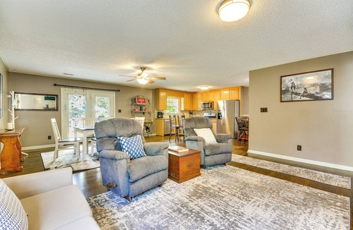 Browns Summit House | Browns Summit Vacation Rental w/Fire Pit!