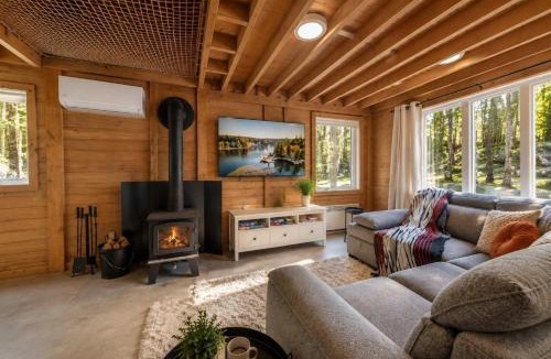 Lac-Etchemin Ski Chalet | Scandinavian Bath - Game room - Havre Etchemin