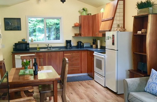 Tofino Cottage | Cedar Shack Cottage with Private Hot Tub - steps to Chesterman Beach
