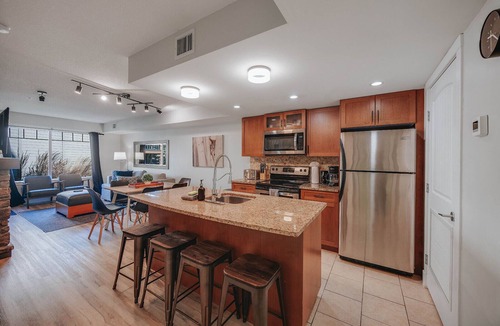 Dead Man's Flats Apartment | Charming 2BR condo near Canmore and Banff - Hot tub, gym, pet friendly