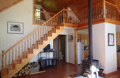 Halifax County Cottage | Charming Lakefront Retreat | Unplug at Luna Rosa Chalet
