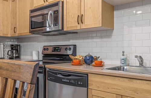 Cougar Creek Condo | Chic 1BR City Nest. Heated Parking + Hot Tub/Pool