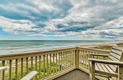 Surfside Beach Condo | Classy, Clean & Elegant Oceanfront 'Penthouse' ~
