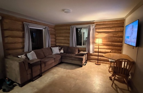 Stikine Region House | Cozy Log Cabin Upper Unit with Deck – Great access to Atlin, trails and beach!