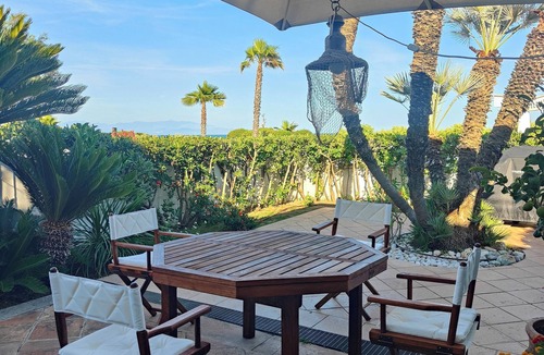 San Felice Circeo Villa | DEPENDANCE IN A PRIVATE VILLA WITH SEA VIEWS WITH OUTSIDE GREEN AREA IN A PRIVATE VILLA