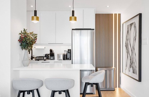 Milton Park Apartment | Downtown Montreal Concept W/Balcony | 1BR King Bed, Sofa Bed, Parking, TV & Gym