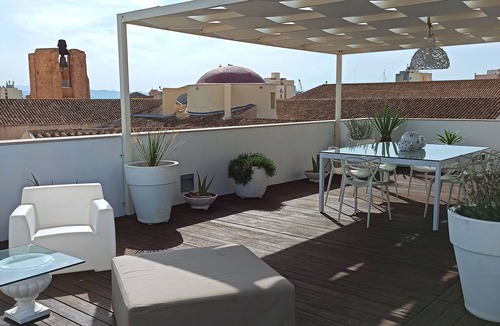 Trapani City Centre Apartment | Elegant and comfortable penthouse, with sea view and historic center of Trapani
