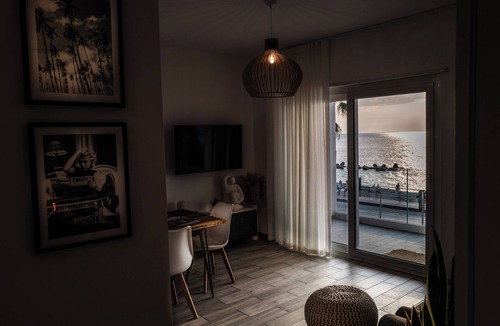 Capo d'Orlando Apartment | Exclusive apartment with sea view, two bedrooms and private parking space