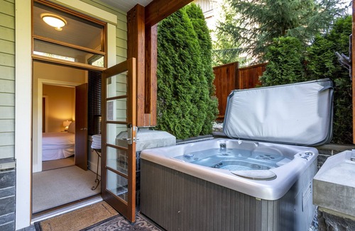 Whistler House | Fitzsimmons Walk Luxury 3 Level Townhome with Private Hot Tub and Media Room