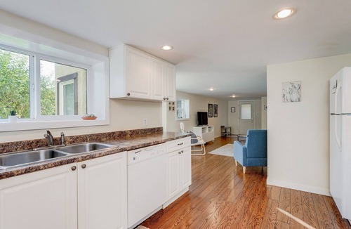 Saanich East House | Gallery Garden - Bright & Art-filled 1-Bedroom Suite by Victoria Prime!